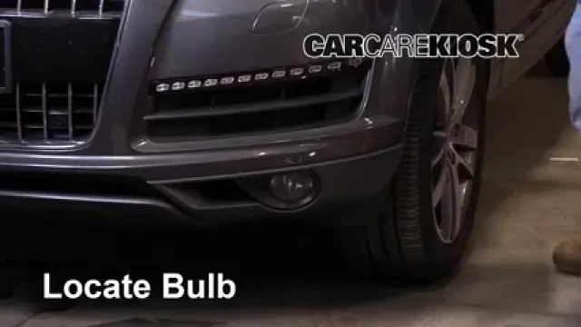 2013 Audi Q7 Premium 3.0L V6 Supercharged Luces Luz de niebla (reemplazar foco)